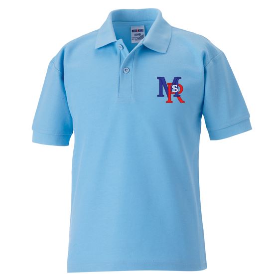 Mary Russell School Poloshirt Sky