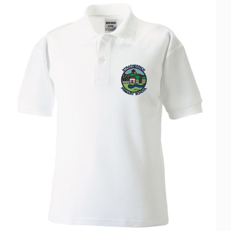 Stratherrick Primary Poloshirt White