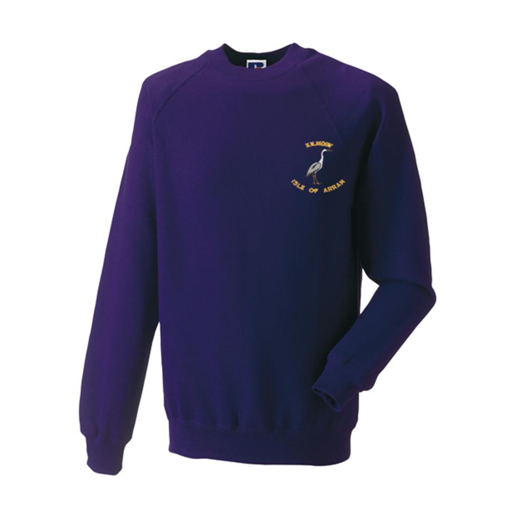 Kilmory Primary Crew Neck Sweatshirt Purple