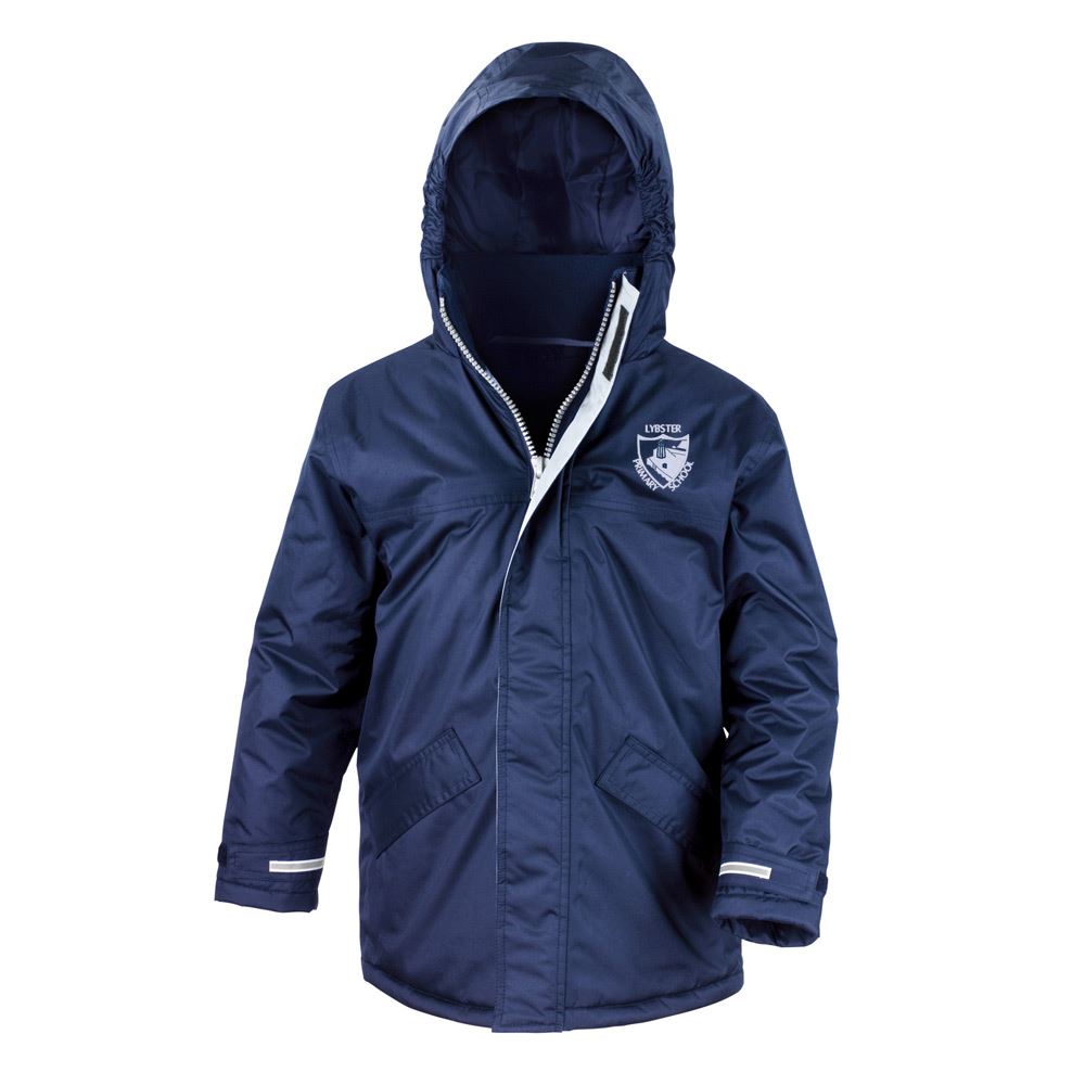 Lybster Primary Core Kids Winter Parka Navy