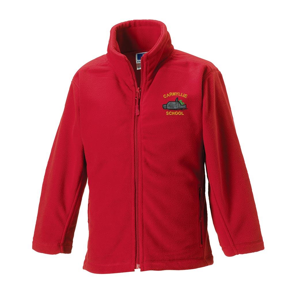 Carmyllie Primary Outdoor Fleece Red