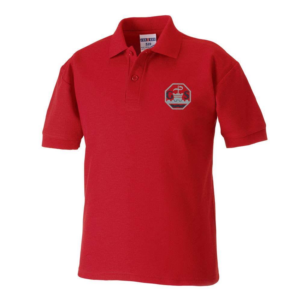 Gavinburn Primary Poloshirt Red