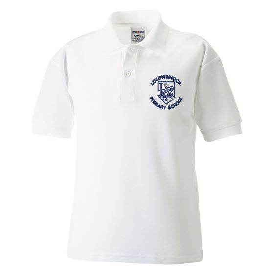 Lochwinnoch Primary Poloshirt White
