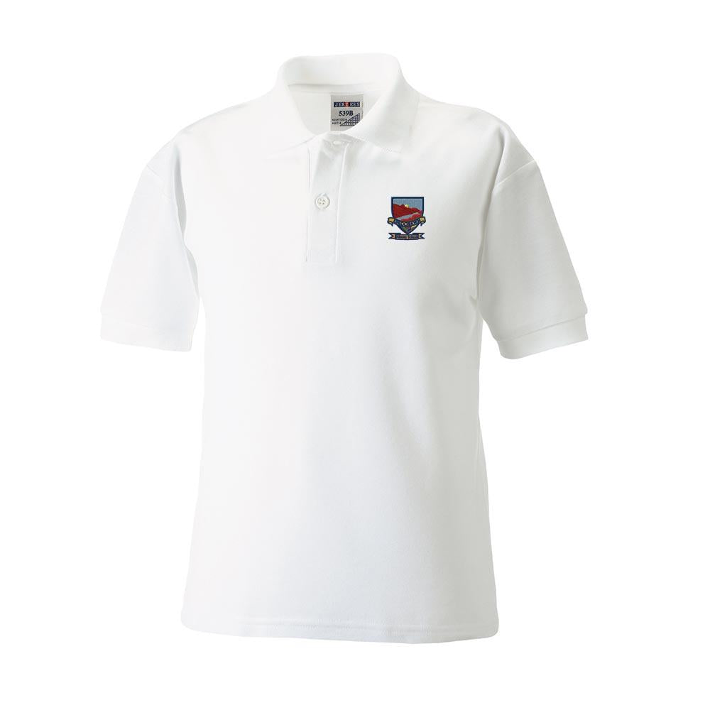 Kinlochleven Primary Poloshirt White
