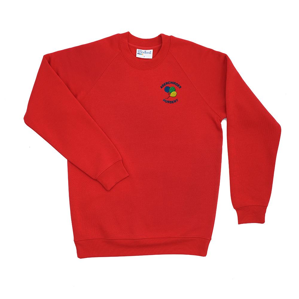 Aberchirder Nursery Crew Neck Sweatshirt Red