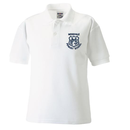 Mossvale Primary Poloshirt White