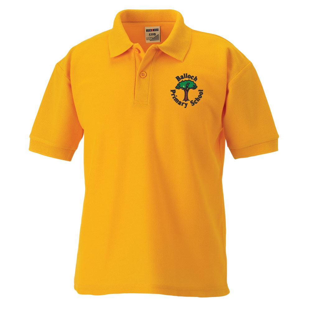 Balloch Primary Poloshirt Amber