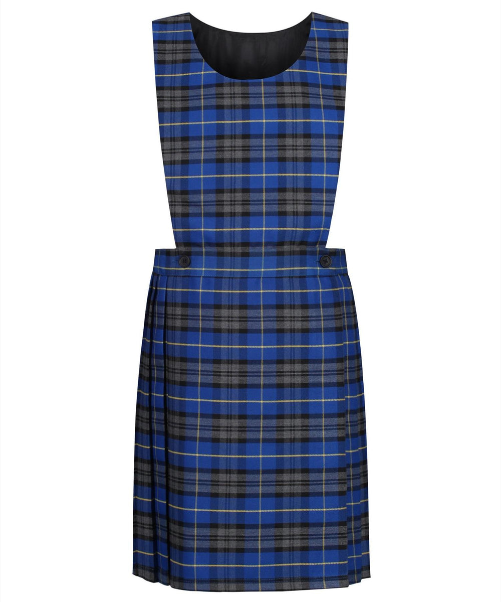 Blue sale tartan pinafore