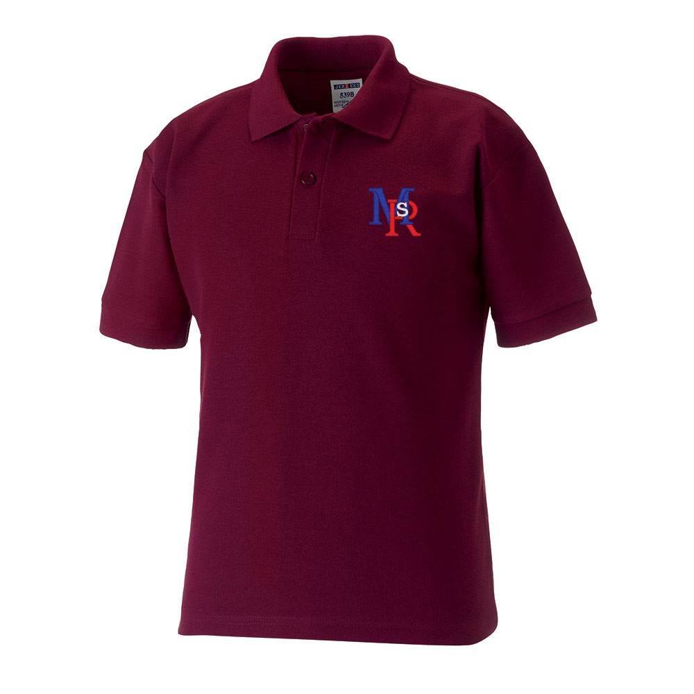 Mary Russell School Poloshirt Maroon