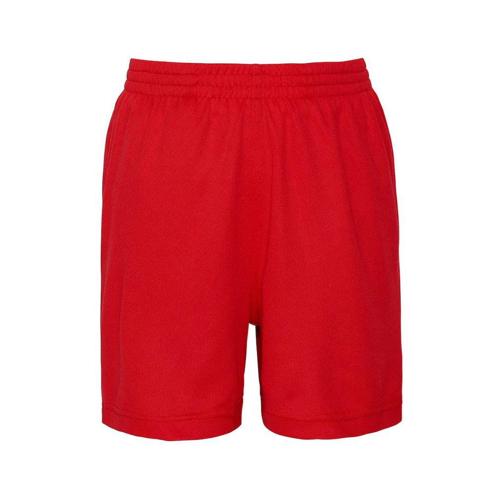 School Gym Shorts Red