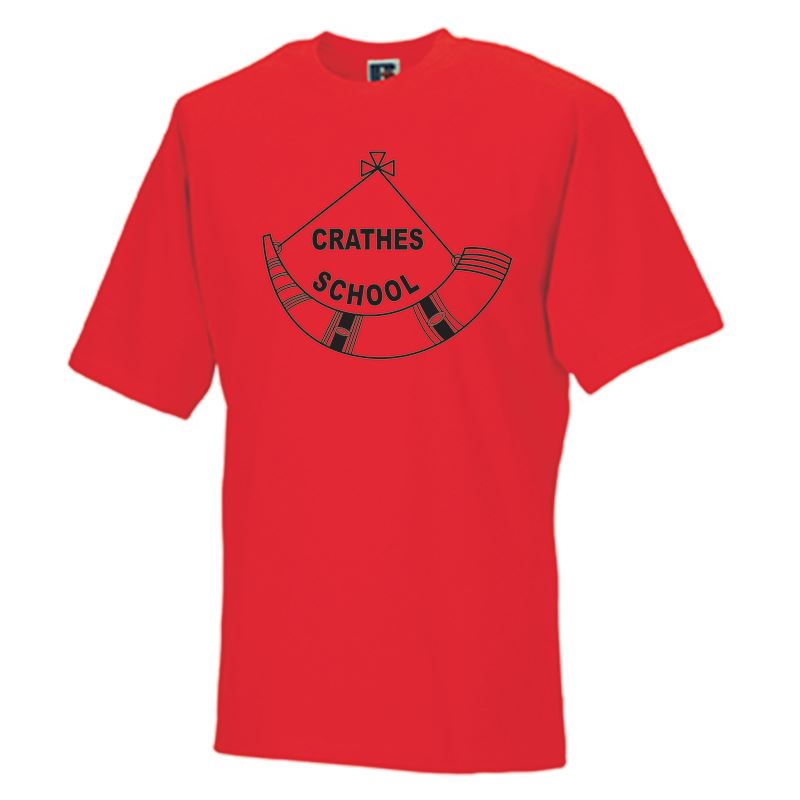 Crathes Primary Classic T-Shirt Red