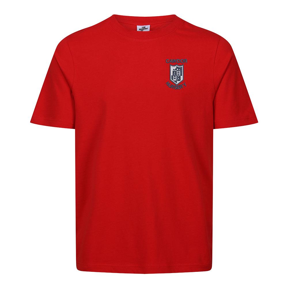 Cawdor Nursery T-Shirt Red