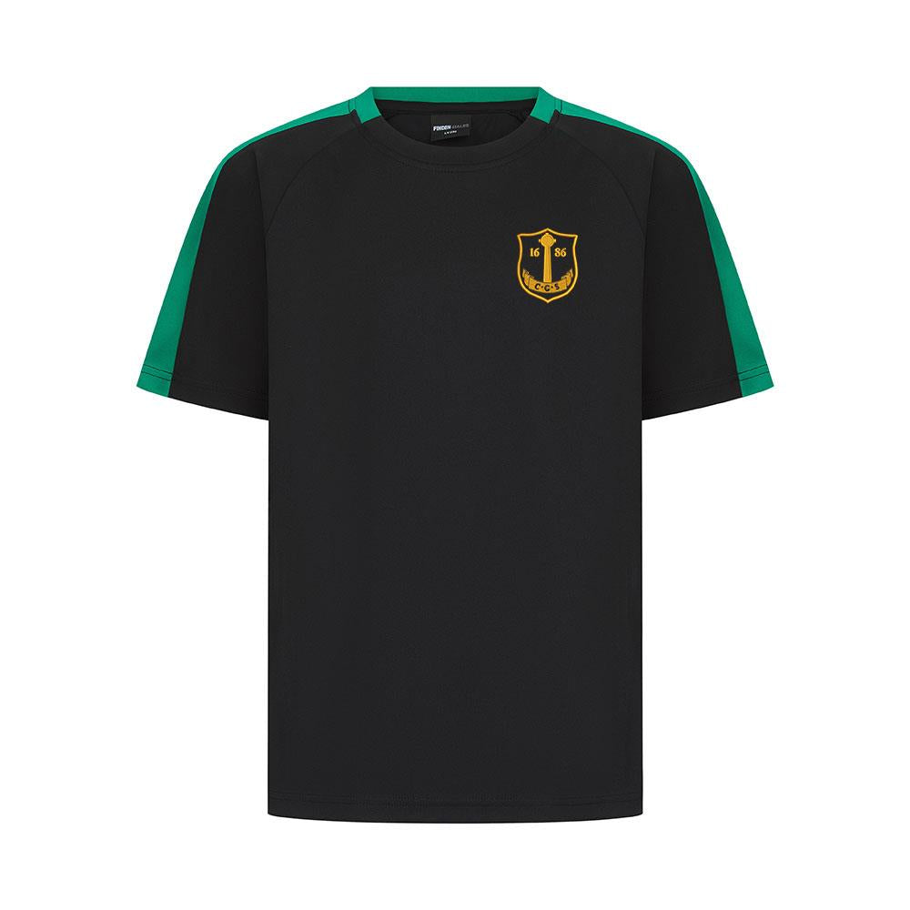 Campbeltown Grammar School Smartflex T-Shirt Black/Emerald