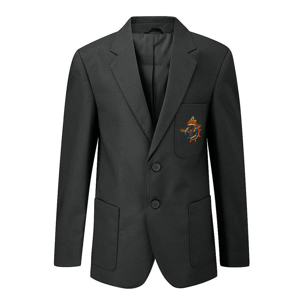 Millburn Academy Boys Poly Blazer Black