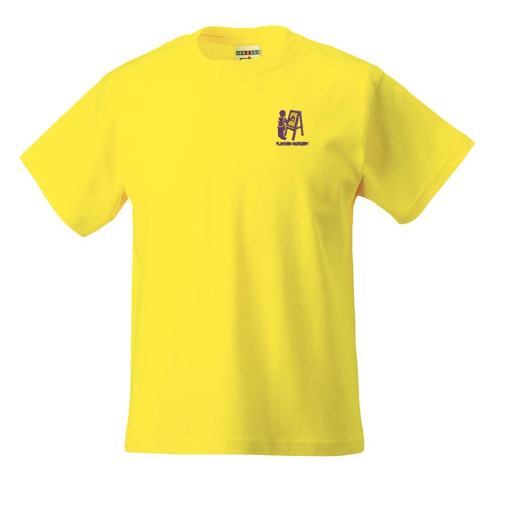 Playden Nursery Classic T-Shirt Yellow