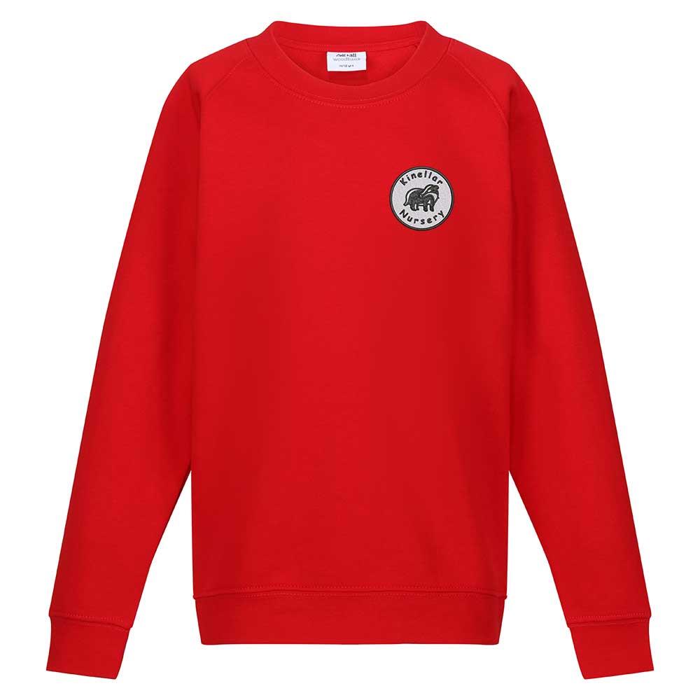 Kinellar Nursery Crew Neck Sweatshirt Red