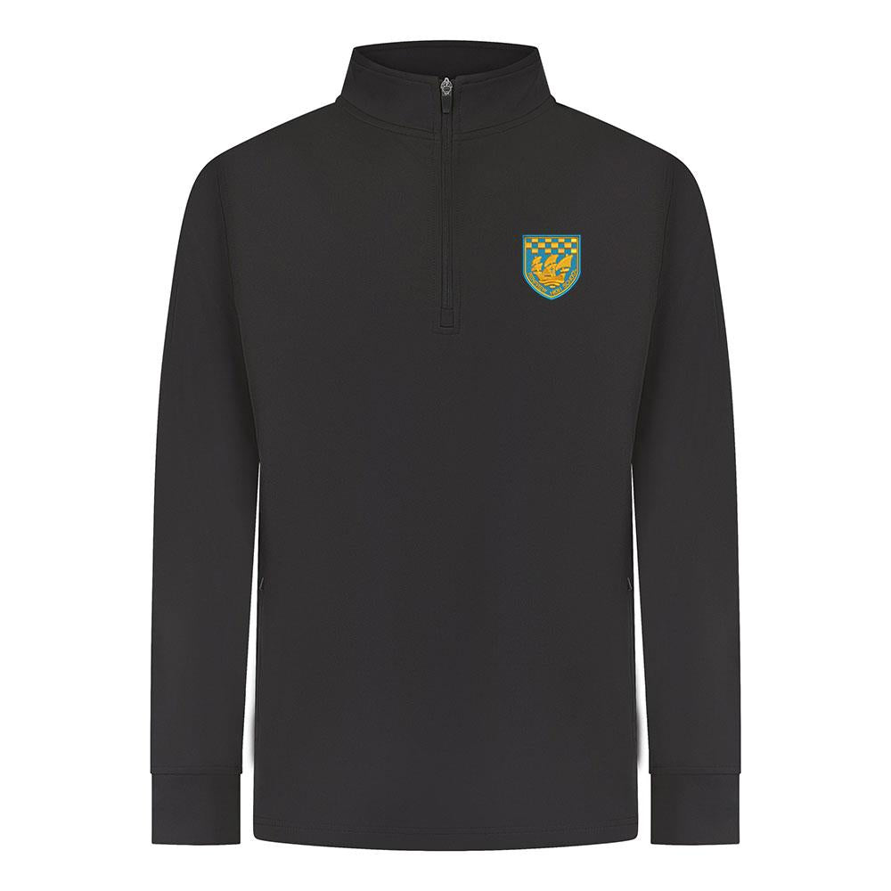 Renfrew High 1/4 Zip Top Black