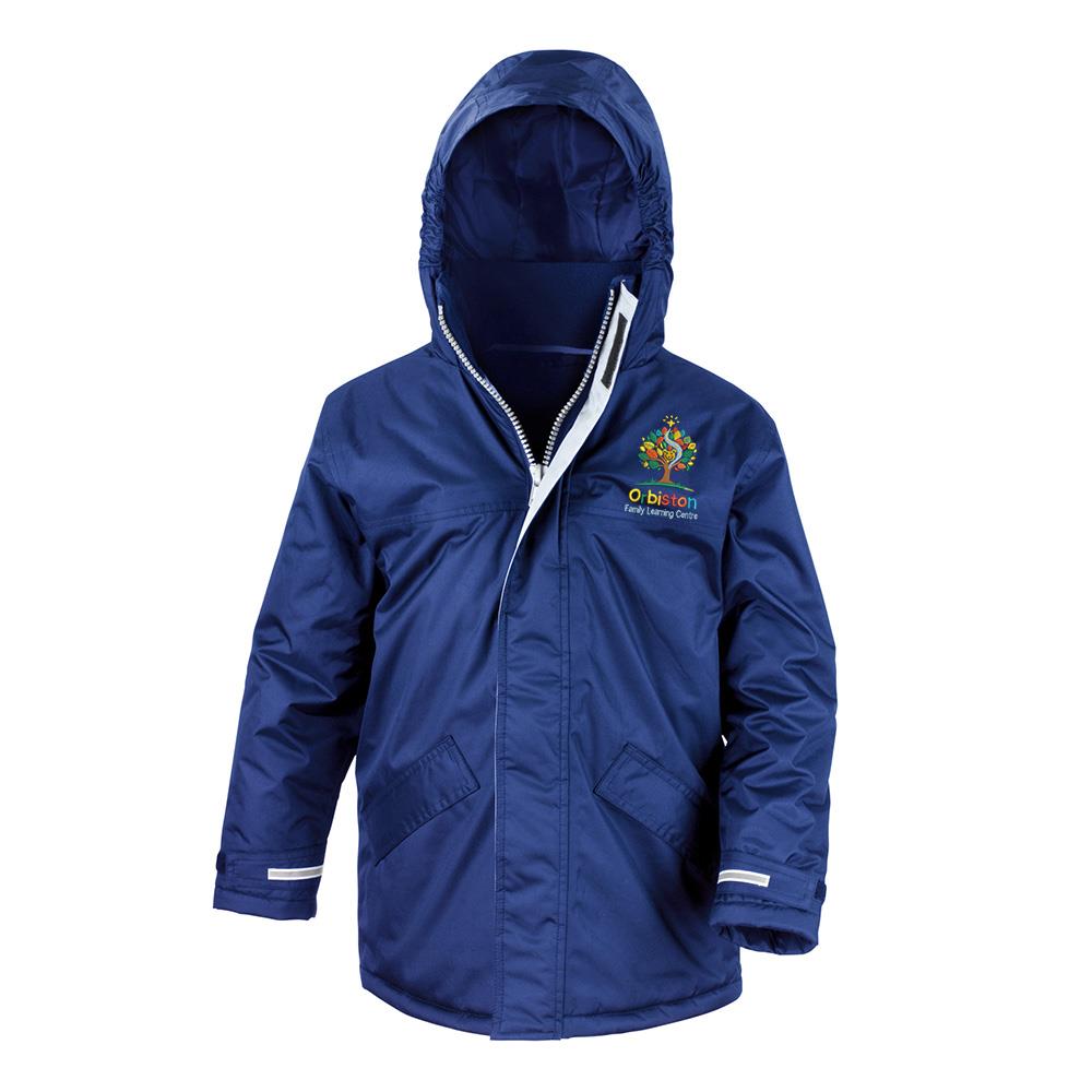 Orbiston Family Learning Centre Core Kids Winter Parka Royal