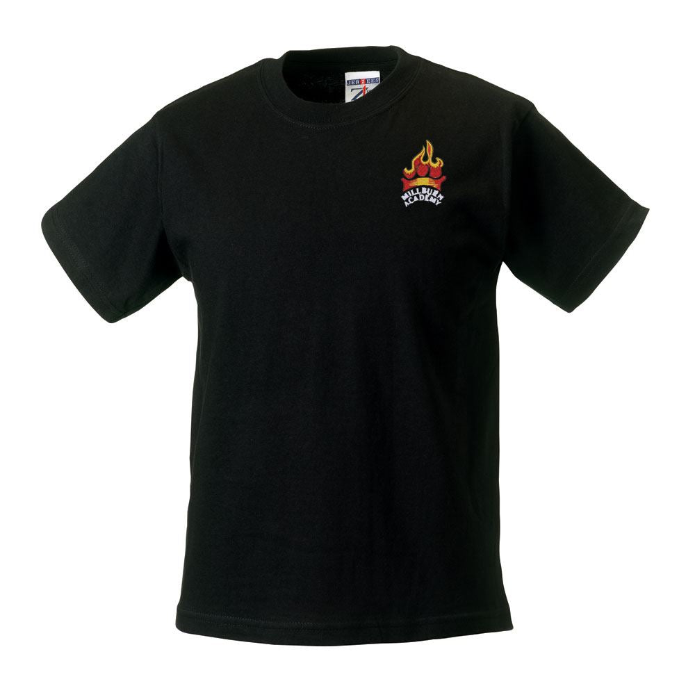 Millburn Academy Classic T-Shirt Black