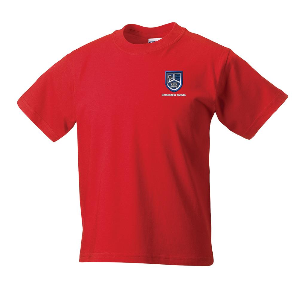 Strathburn Primary Classic T-Shirt Red