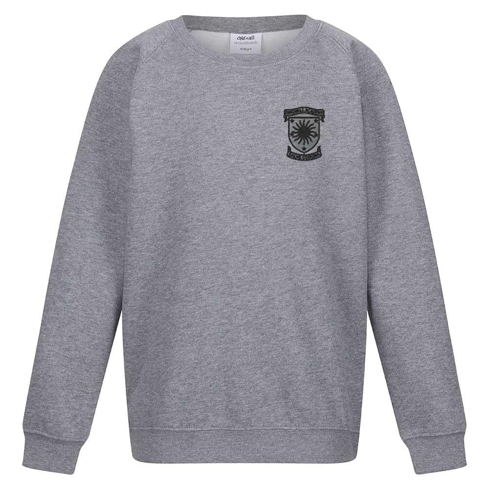 Dingwall Academy Crew Neck Sweatshirt Grey