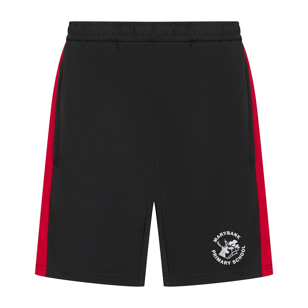 Marybank Primary Smartflex Shorts Black/Red
