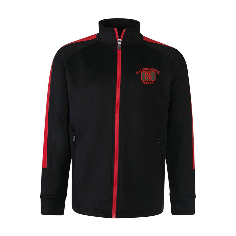 Ralston Primary Tracksuit Top Black/Red