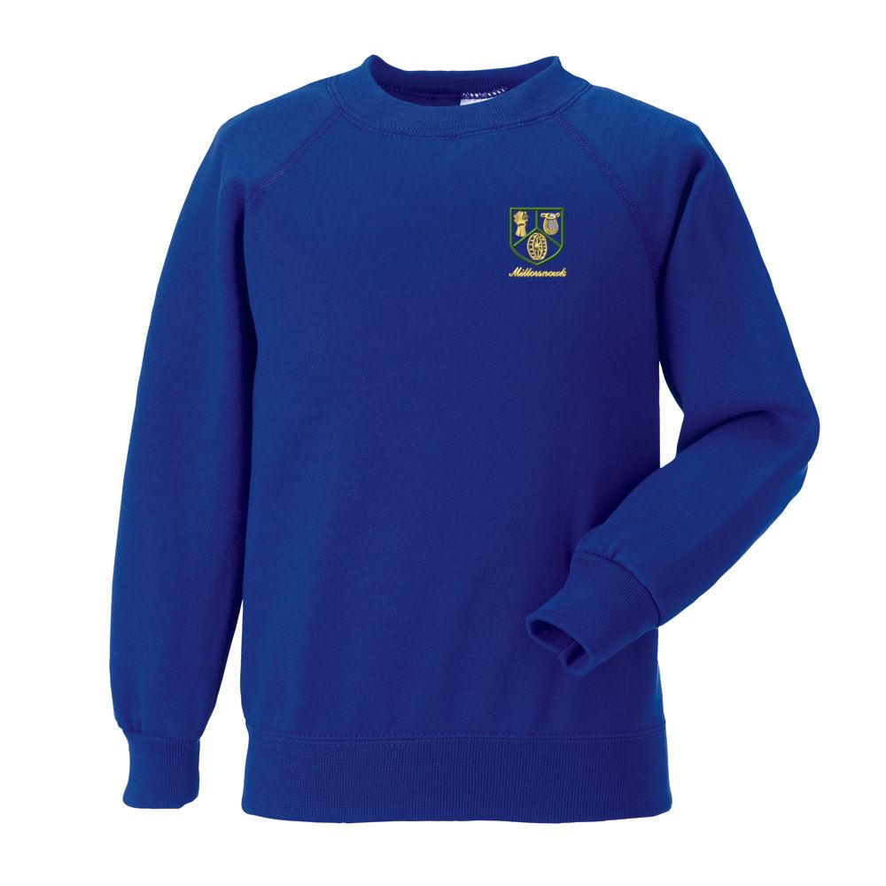 Millersneuk Primary Crew Neck Sweatshirt Royal