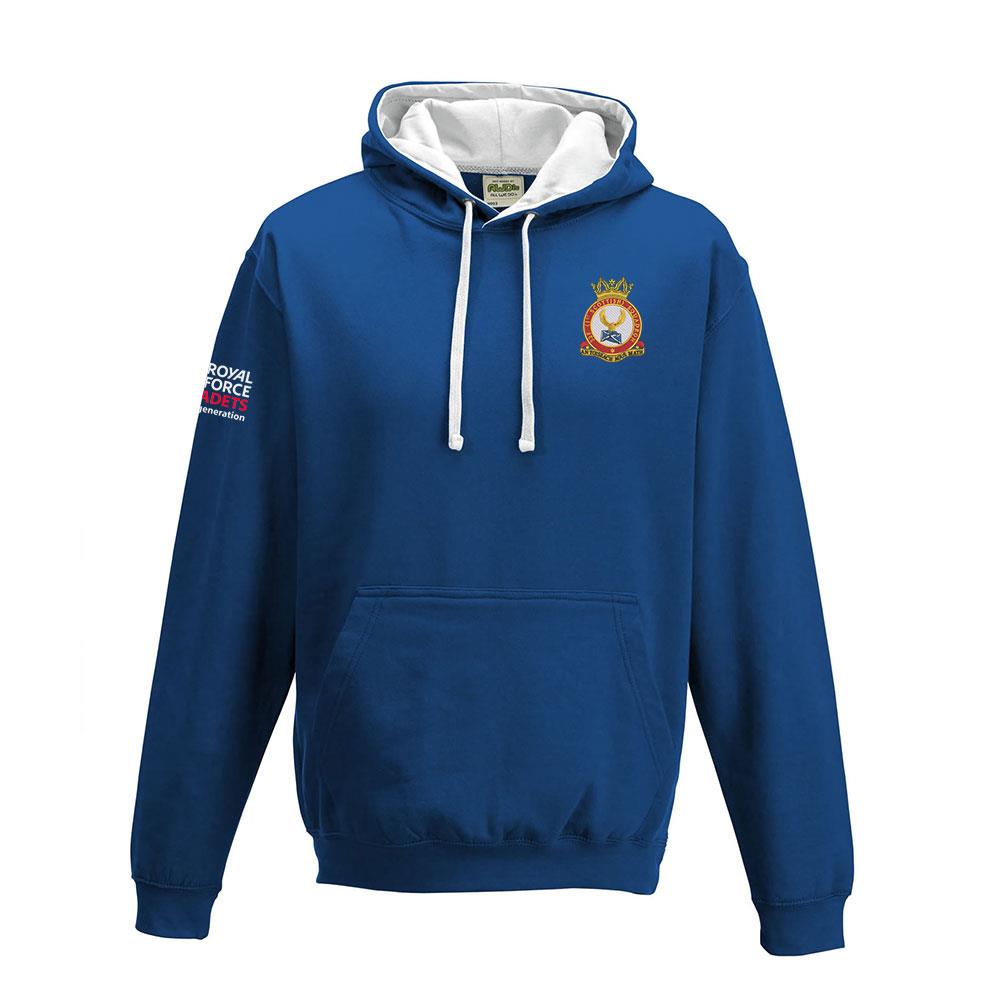 1st Scottish Squadron 32F Varsity Hoody Royal/White