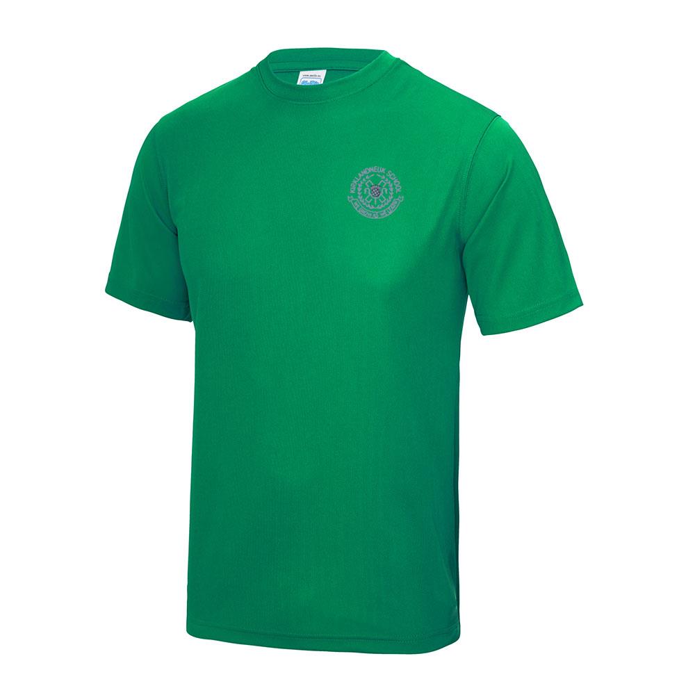 Kirklandneuk Primary Gym T-Shirt Kelly Green