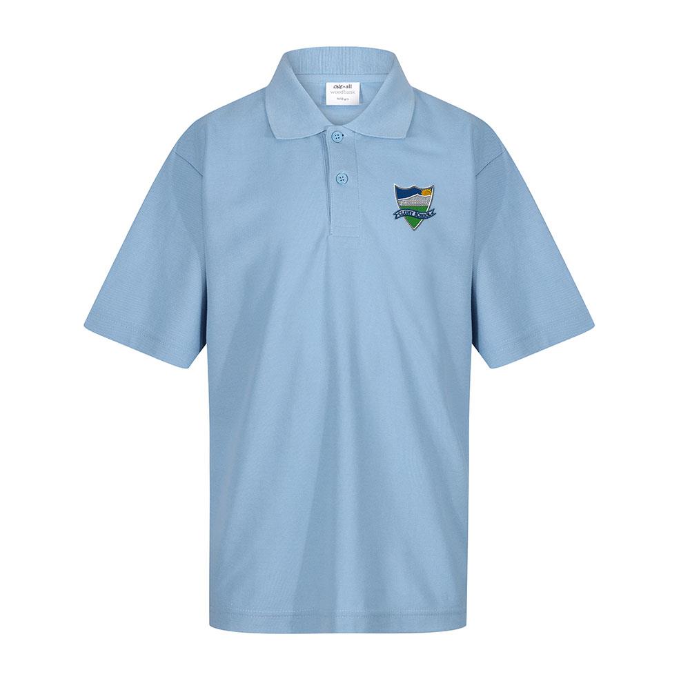 Cluny School Poloshirt Sky