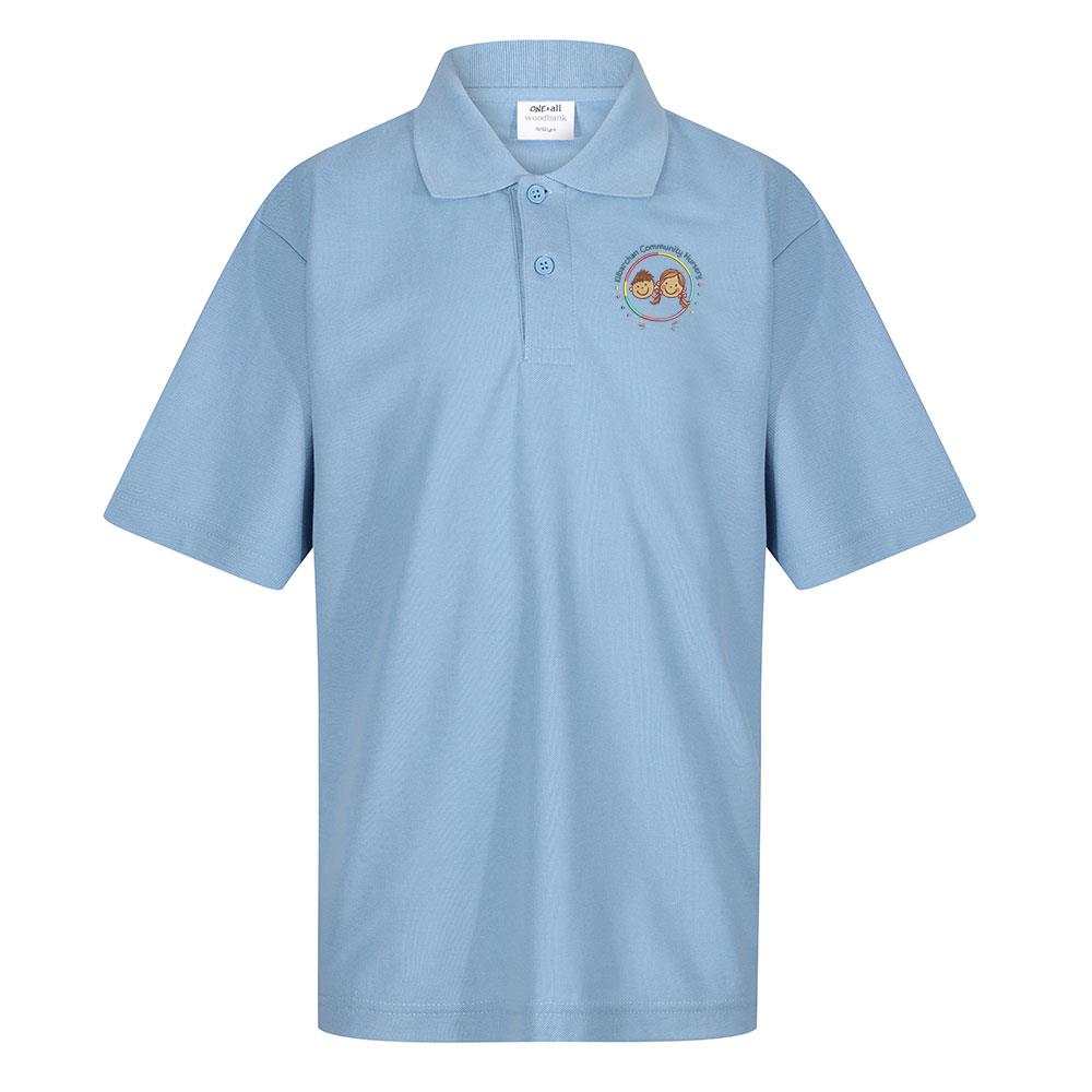 Kilbarchan Community Nursery Poloshirt Sky