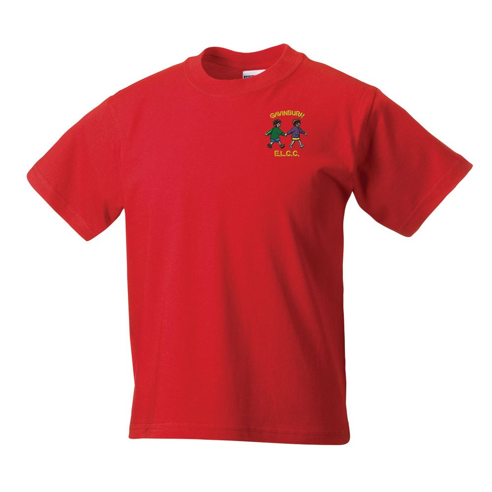 Gavinburn Early Education Classic T-Shirt Red