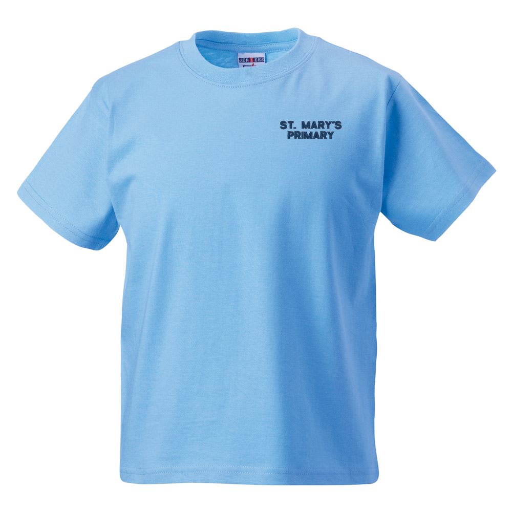 St Marys Primary Duntocher Classic T-Shirt Sky