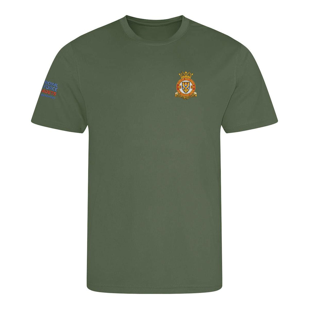 Paisley Squadron 396 Embroidered Cool T-Shirt Earthy Green