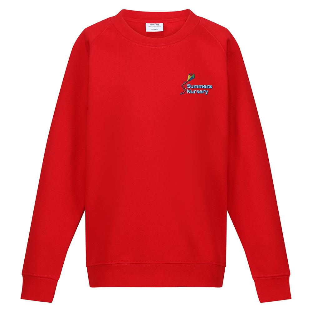 Summers Nursery Crew Neck Sweatshirt Red