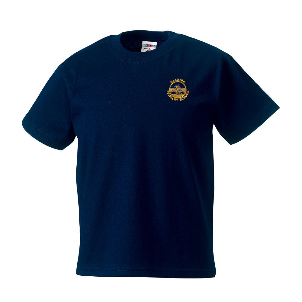 Halkirk Primary Classic T-Shirt Navy
