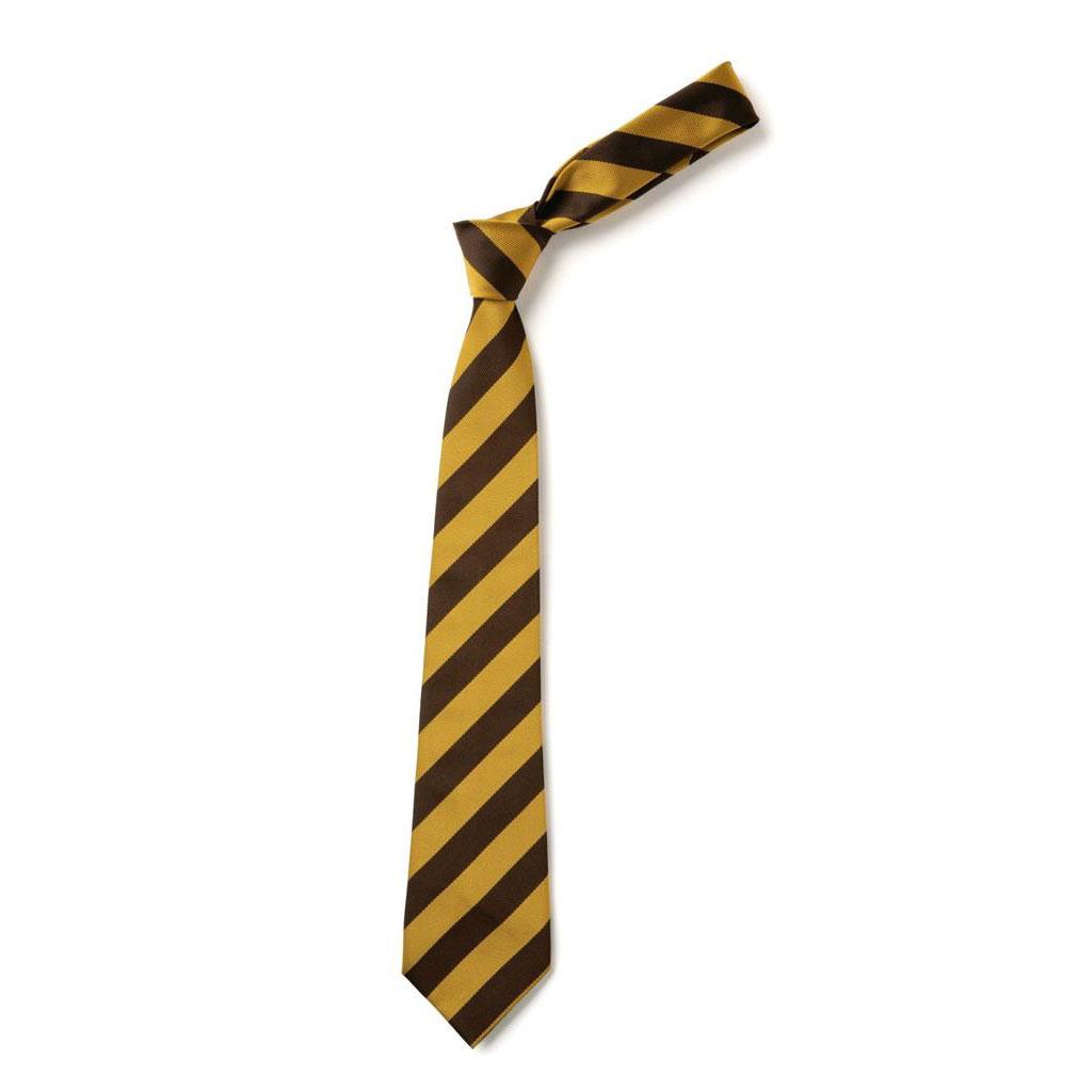 brown stripe tie