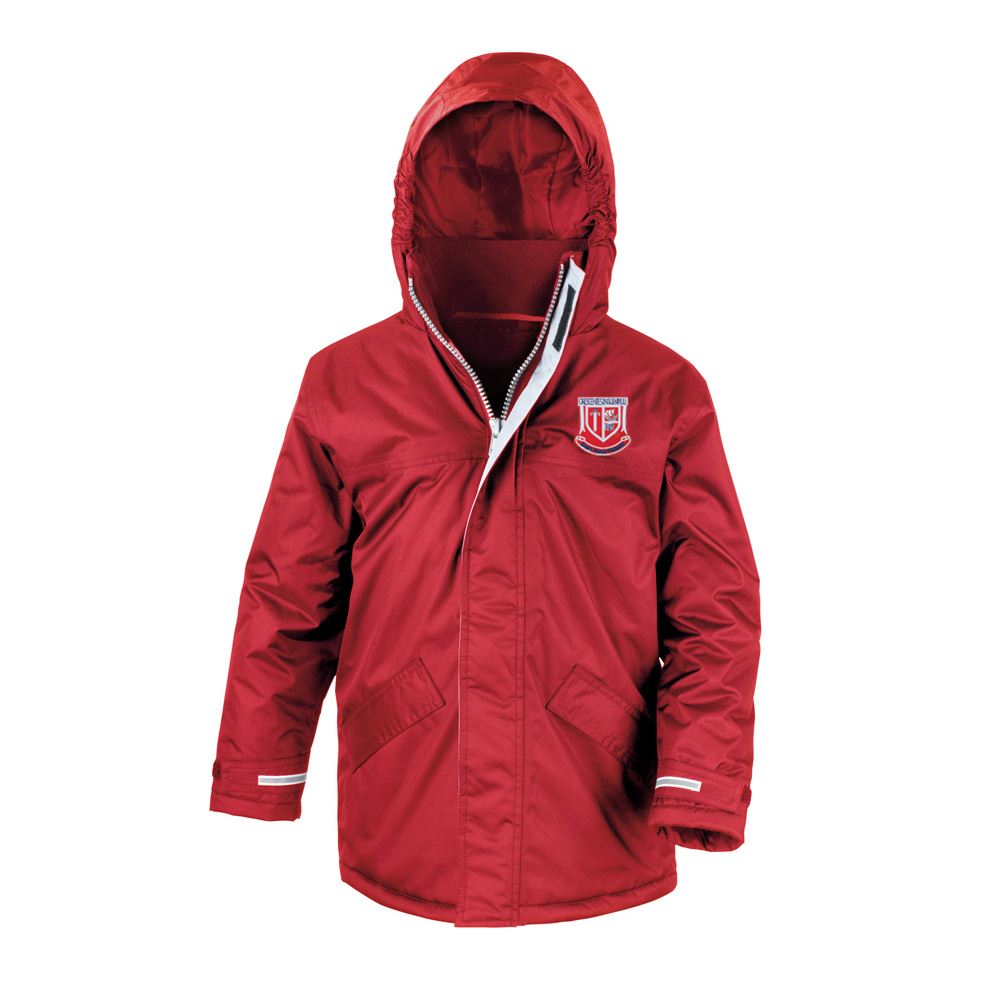 St Pauls Primary Core Kids Winter Parka Red