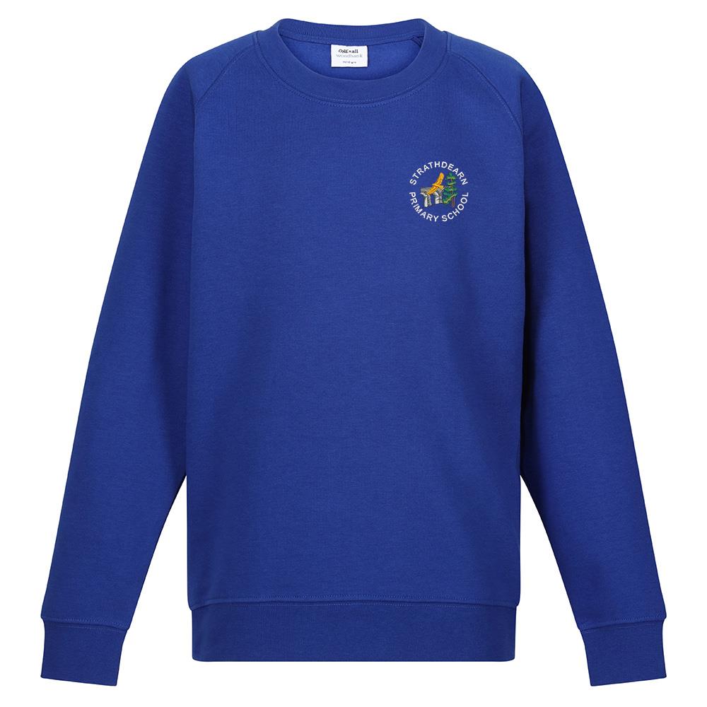 Strathdearn Primary Crew Neck Sweatshirt Royal