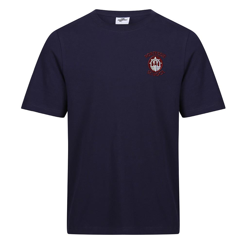 Portessie Primary Classic T-Shirt Navy