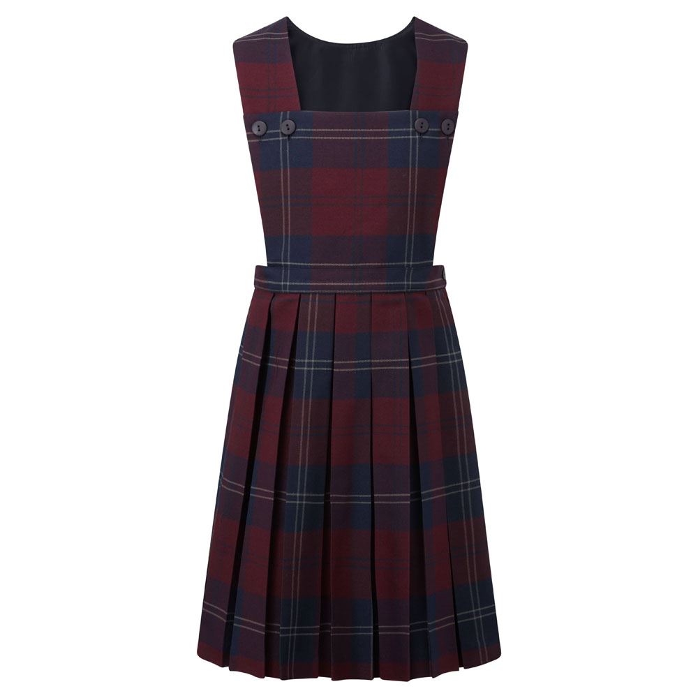 Grey best sale tartan pinafore