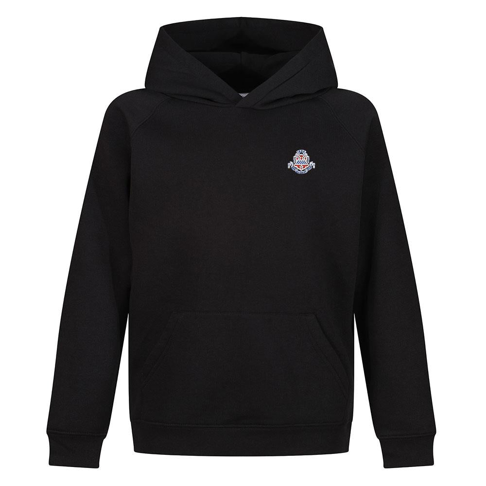 Paisley Grammar Hooded Sweatshirt Black