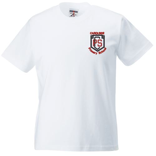 Carolside Primary Classic T-Shirt White