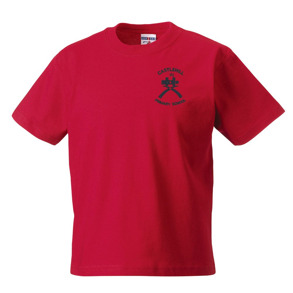Castlehill Primary Classic T-Shirt Red