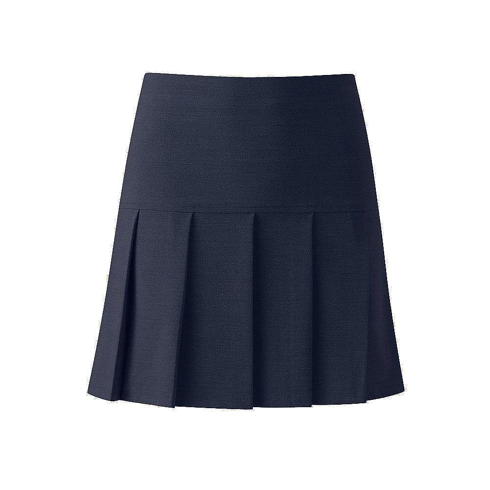 Junior Charleston Pleated Skirt Navy