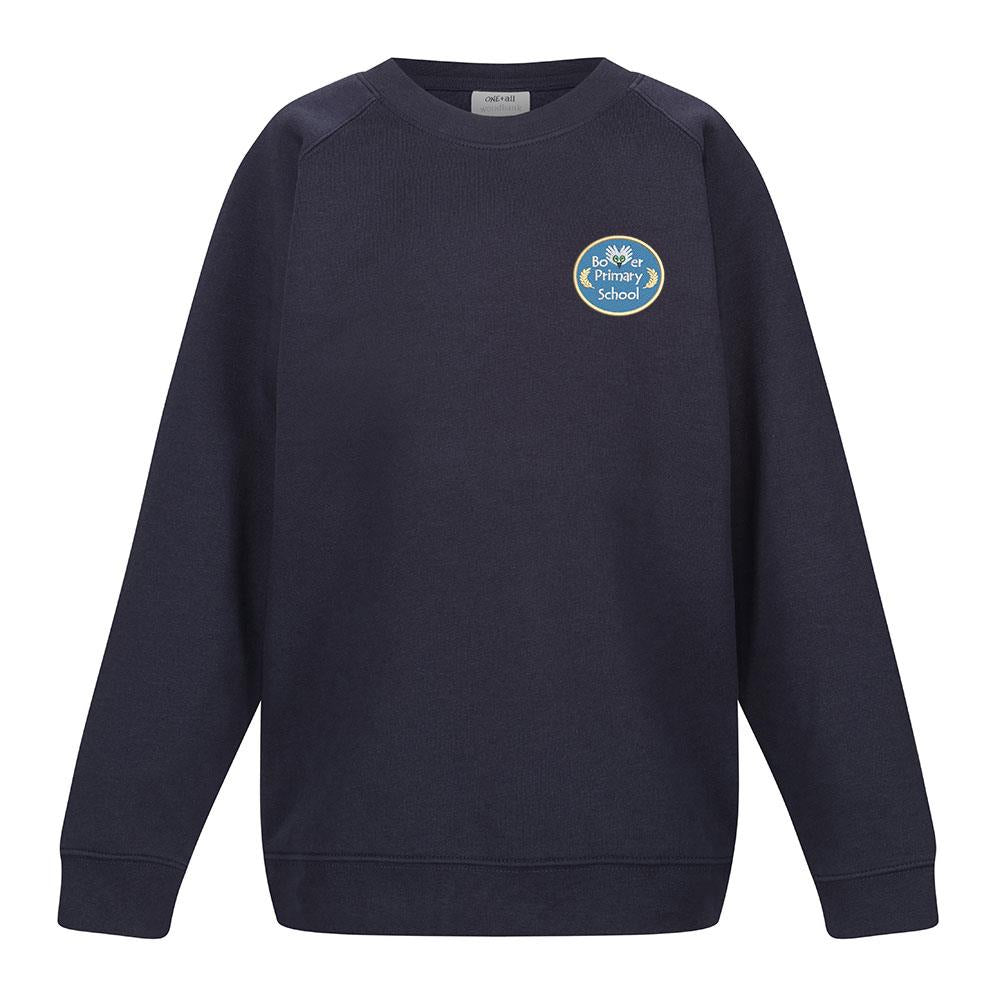 Bower Primary Crew Neck Sweatshirt Navy