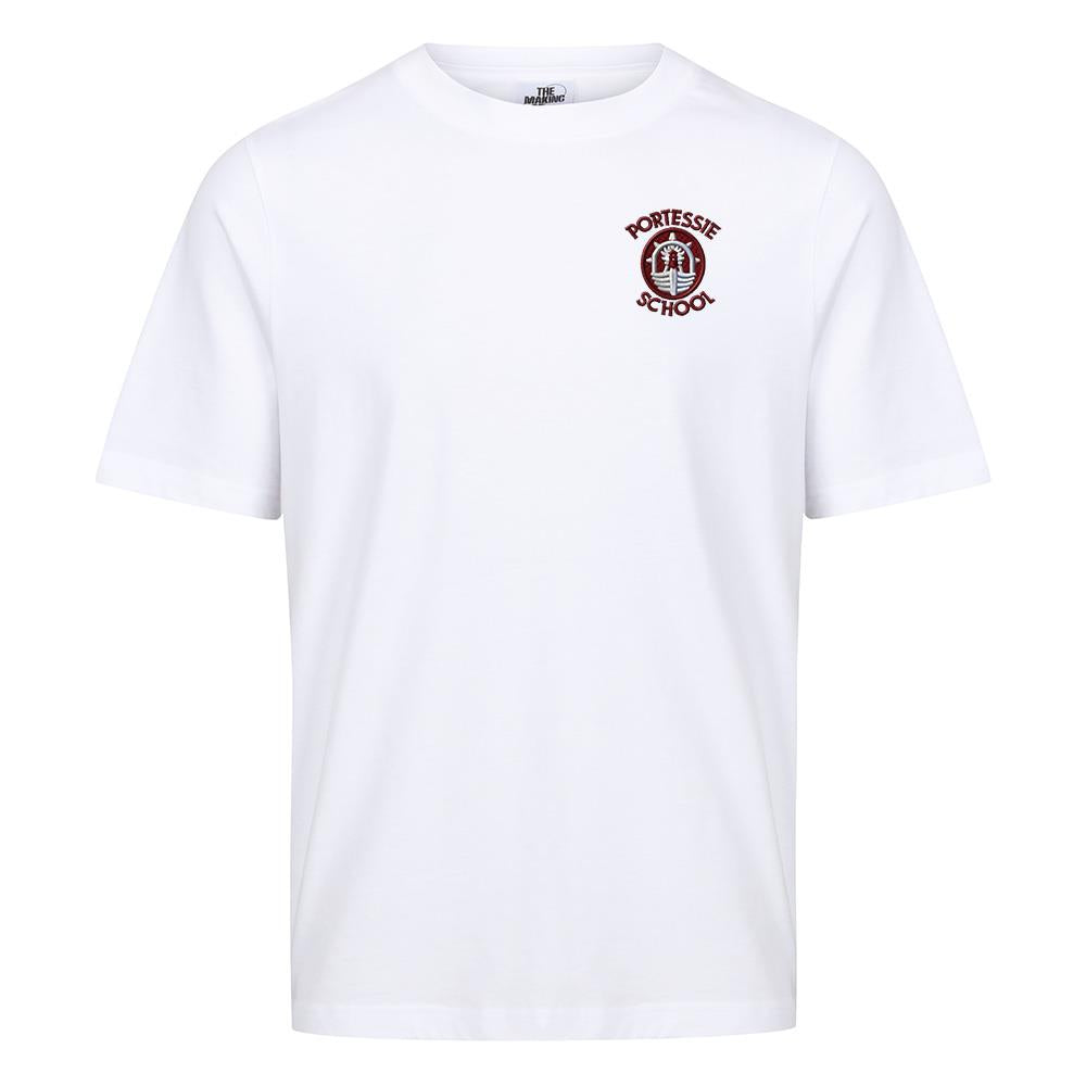 Portessie Primary Classic T-Shirt White
