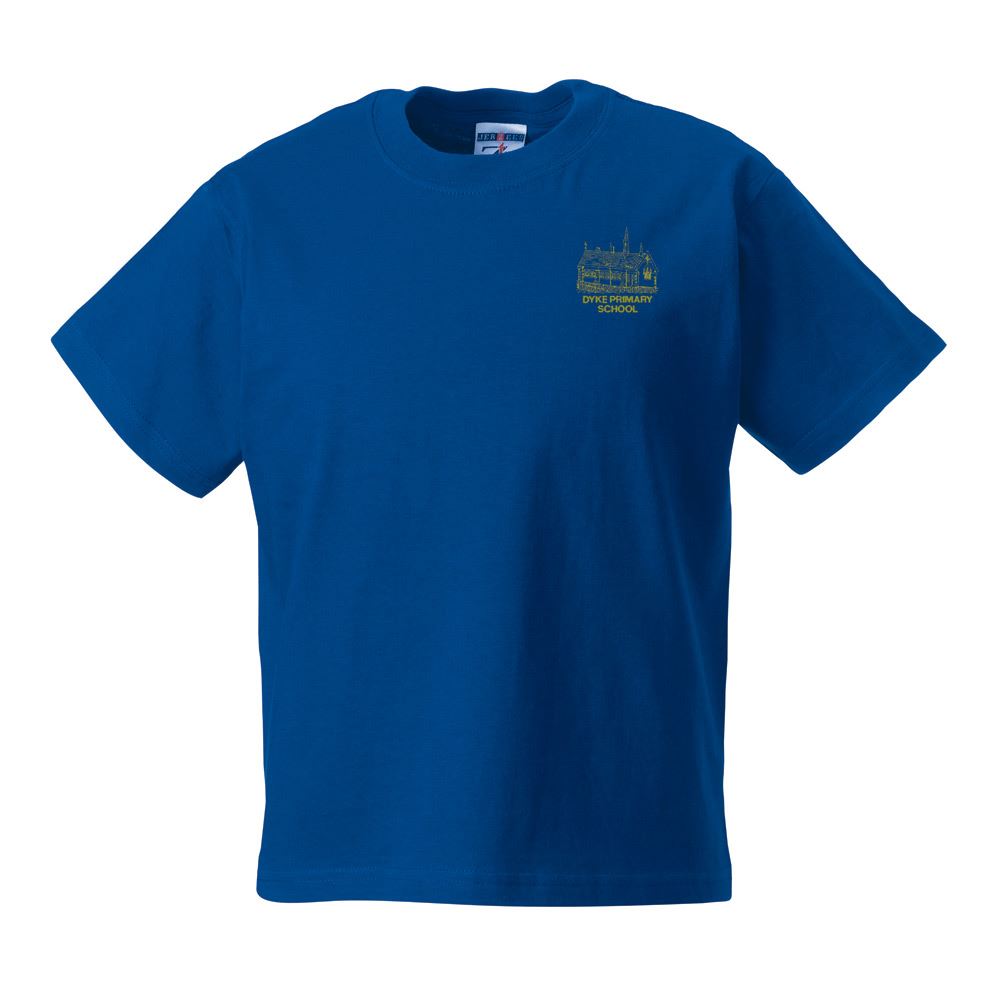 Dyke Primary Classic T-Shirt Royal