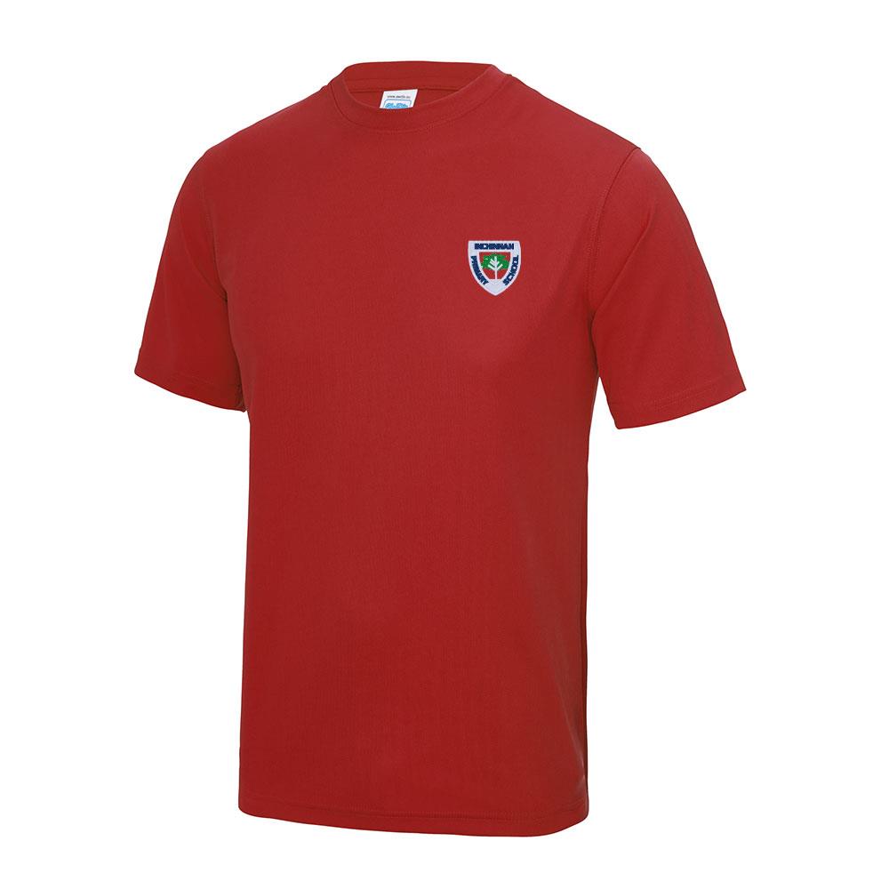 Inchinnan Primary Gym T-Shirt Red